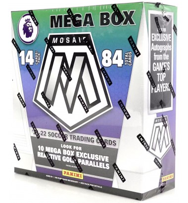 PANINI MOSAIC PREMIER LEAGUE 2021/2022 JALGPALLIKAARDID MEGA BOX